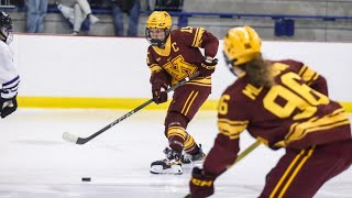 Highlights 3 Gopher Womens Hockey Sweeps St Thomas [upl. by Clerissa]