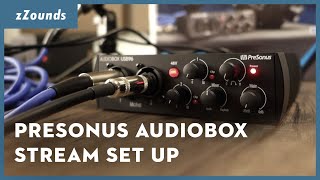 PreSonus AudioBox USB 96 Stream Set Up  zZounds [upl. by Lehcor315]