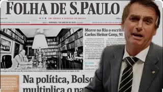 Bolsonaro na Folha de São Paulo deixa a esquerda enlouquecida Golpe de mestre [upl. by Schonfield]