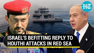 Israeli Warships Storm Red Sea Despite Warning Missile Attacks From Iranbacked Houthis  Watch [upl. by Anaiuq]