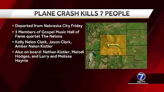 7 people died after plane departing from Nebraska City crashes in Wyoming [upl. by Oxley]