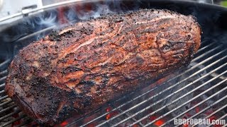 Roast Beef Recipe  Works on the BBQ or in the oven  BBQFOOD4U [upl. by Hairehcaz]