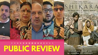 Shikara The Untold Story of Kashmiri Pandits PUBLIC REVIEW  Aadil Khan Sadia  Vidhu Vinod Chopra [upl. by Evan]