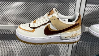 Nike Air Force 1 Shadow SailFlaxSesameCacao Wow  SKU DZ1847106 [upl. by Lidda]