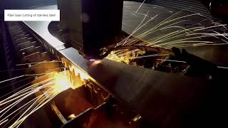 TRUMPF laser cutting TruFiber 1500 P compact – laser cutting 5 mm thick steel  5mm Edelstahl [upl. by Yuht]