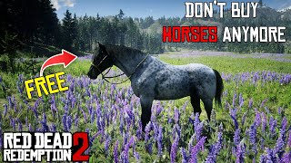 Yes you can Obtain any horse without spending a Cent as Arthur  RDR2 [upl. by Ardene]