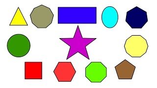 Learning Shapes  Childrens Video [upl. by Farl]