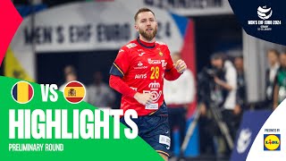 Spain back to winning ways  Romania vs Spain  Highlights  Mens EHF EURO 2024 [upl. by Godber589]