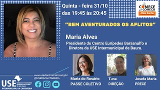 LIVE  quotBEM AVENTURADOS OS AFLITOSquot  Por MARIA ALVES [upl. by Alyahs355]