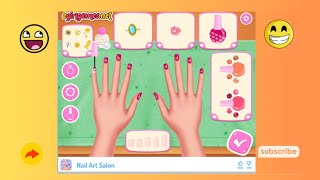 NAIL ART SALON GAME [upl. by Niabi306]