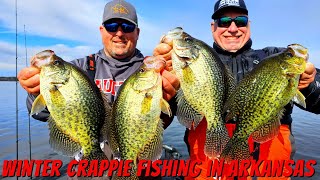 Arkansas Winter Crappie Fishing [upl. by Arleta]