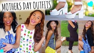 MY MOM STYLES MY OUTFITS  MyLifeAsEva [upl. by Atinej]