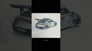 PoRcHe🥶 funny drawing art cars [upl. by Willing]