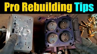 Rebuilding A 4150 750cfm Carb  How To Rebuild A Holley Carburetor  Holley Carb Secrets [upl. by Ballman]