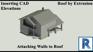 Revit 2019 Beginner Course  Part 7  Roof by Extrusion [upl. by Calida]