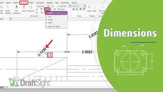 Edit Dimension to Rotate Dimension Text from Toolbar [upl. by Namrehs]