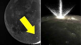 Watch Stunning Footage Captures Meteorite Impact on the Moon [upl. by Spaulding]