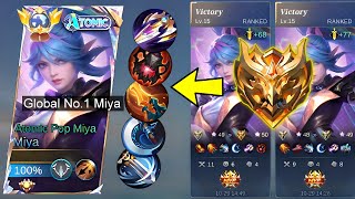 MIYA NEW HIGH CRIT BUILD FOR FASTER SOLO RANK UP 100 BROKEN  Miya Best Build 2024 [upl. by Melentha]