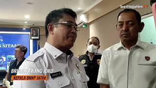 BNNP Jatim Ungkap 4 Kasus Narkoba Besar Sita Ribuan Gram Sabu [upl. by Niledam]