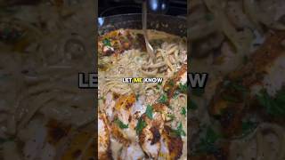 The creamiest most delicious chicken Alfredo you’ve ever had Grace Filled Pasta recipe cooking [upl. by Mintz]