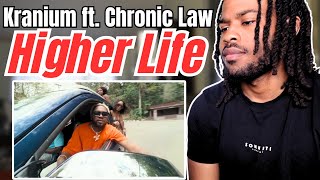 Kranium ft Chronic Law quotHigher Lifequot Official Video REACTION [upl. by Ellevehc]