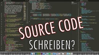 Wie schreibt man SOURCE CODE  IDE  Text Editor [upl. by Siekram]