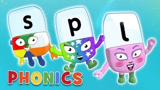 Phonics  Learn to Read  Practicing Letter Blends  Alphablocks [upl. by Sybley603]