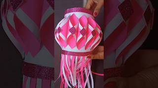 DIY Akash kandil with paper Diwali decoration idea akashkandil diwali diy lamp [upl. by Fafa6]