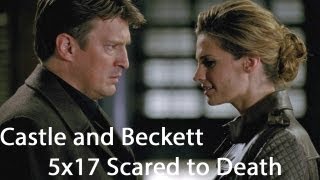 Castle  5x17 Scared To Death Beckett Says Castle is Sweet HD [upl. by Hpesojnhoj]