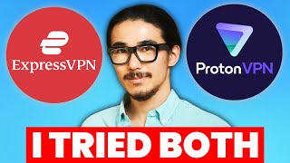 ExpressVPN vs Proton VPN 2024  Which Is Best [upl. by Sucramej73]