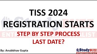 TISS 2024 Registration Starts Cutoffs  Important Dates  Complete Procedure [upl. by Saref790]