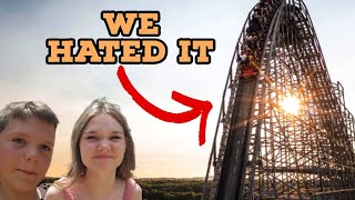 Worst coaster we have been on Mt Olympus VLOG Full POVs [upl. by Aluino]