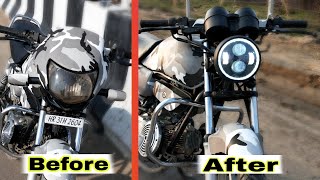 New Modified Round Angel Eye Headlight [upl. by Anawad678]