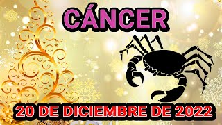 😍𝐋𝐋𝐎𝐑𝐀𝐑Á𝐒 𝐃𝐄 𝐅𝐄𝐋𝐈𝐂𝐈𝐃𝐀𝐃😭Cáncer♋ 20 de Diciembre de 2022 Horóscopo de hoyTarot [upl. by Osyth767]