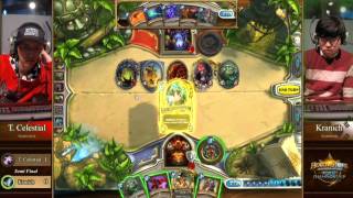 Blizzcon 2014 Hearthstone World Championship  Semi Finals  TCelestial vs Kranich [upl. by Koorb520]