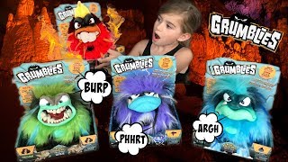 GRUMBLIES NEW INTERACTIVE PET MONSTER TOY FOR KIDS  FULL SET UNBOXING [upl. by Kentiga]