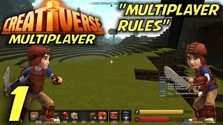 Creativerse Multiplayer Gameplay  Lets Play S1 Part 1 quotMultiplayer Rulesquot [upl. by Adnalor]