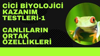 Cici Biyolojici Kazanım Testi 1 Canlıların Ortak Özellikleri [upl. by Terryl38]