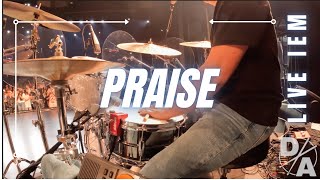 Praise  Elevation Worship  LIVE IEM  Drum Cover by Dawson Abrego [upl. by Talmud]