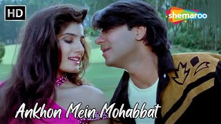 Ankhon Mein Mohabbat  Ajay Devgan Raveena Tandon Hit Songs  Kumar Sanu Songs  Gair Love Songs [upl. by Netsirc]