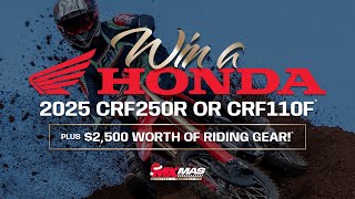 2024 MXstore Christmas Giveaway  2025 Honda CRF250r or CRF110F [upl. by Ainek177]