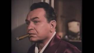 key largo 1948 Scene  Edward G Robinson  Lionel Barrymore colorized scene [upl. by Aikat]