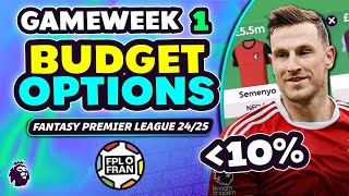 FPL GAMEWEEK 1 BEST BUDGET DIFFERENTIALS  Fantasy Premier League 2425 [upl. by Jc]