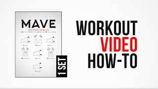 Mave Workout  HowTo   One Set  by DAREBEE [upl. by Eillek]