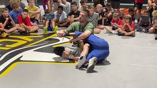 Jason Nolf  Single Leg Defense Head Smash to Spladle [upl. by Eniamerej]