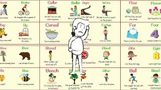 Homophones  The Most Confusing Words in the English Language  150 Homophones List [upl. by Doria]