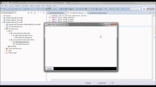 WebSocket Java Swing Sketch App Tutorial Tomcat 8  Java 8 [upl. by Clare]