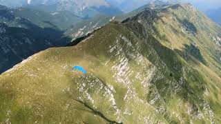 Paragliding Slovenia Stolhighest mountain of the Karawanks mountain range [upl. by Dadirac]