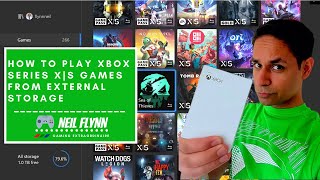 How to Play Xbox Series XS Games from External Storage [upl. by Brag]