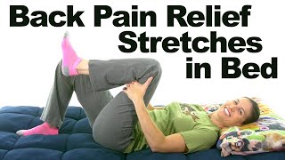 5 Back Pain Relief Stretches You Can Do In Bed [upl. by Servais948]